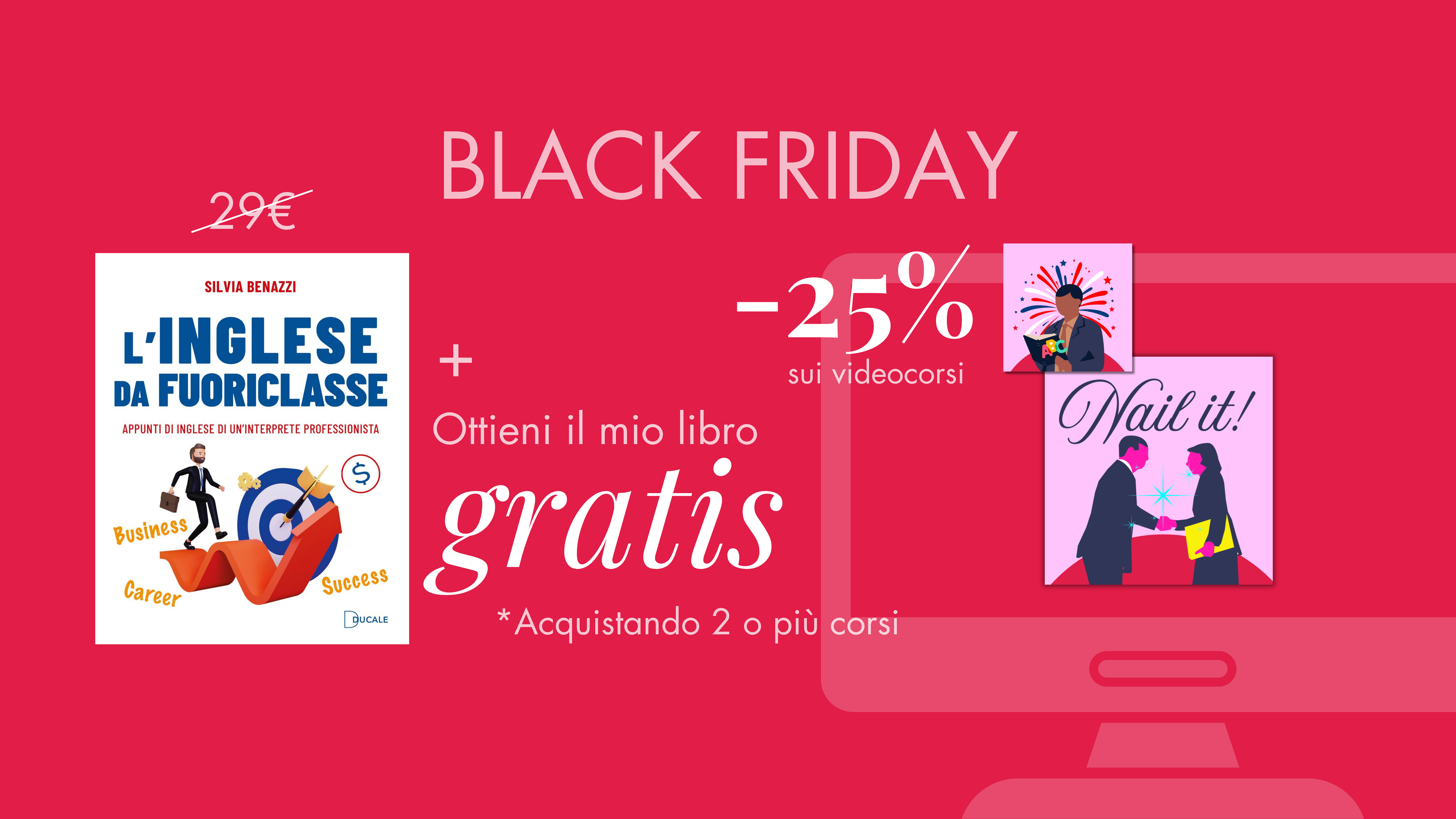 BLACK FRIDAY- traduzioni benazzi